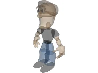 Retroboy 3D Model