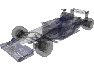 F1 Car Williams (2001) 3D Model