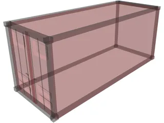 Container 20ft 3D Model