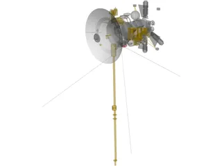 Cassini Probe 3D Model