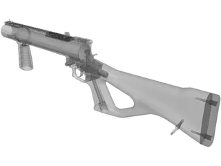 40MM Grenade Launcher 3D Model