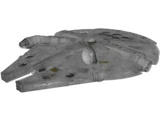 Star Wars Millenium Falcon 3D Model