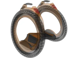 Wheel Sport Vehicle 3D Model
