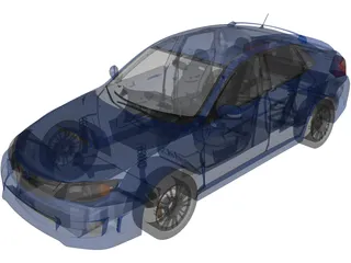 Subaru Impreza WRX STi 3D Model