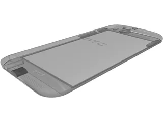 HTC One (M8) 3D Model