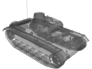 Panzer III 3D Model