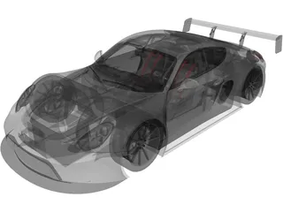 Porsche Cayman Concept SuperSport 3D Model