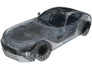 Mercedes-Benz GT AMG (2016) 3D Model