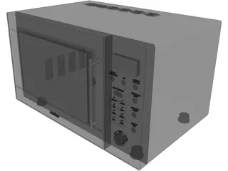 Microwave 3D Model