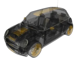 Mini Cooper S Modified (2005) 3D Model