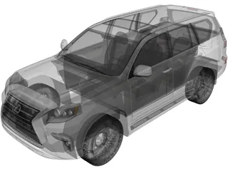Lexus GX460 (2015) 3D Model