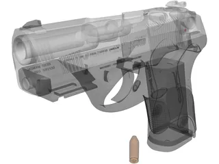 Beretta Px4 Storm 3D Model