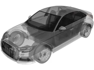 Audi A3 Sedan (2017) 3D Model
