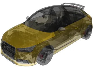 Audi S1 (2015) 3D Model