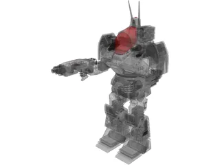 Mech Battlemaster 3D Model