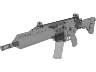 FX-05 Fusil Xiuhcoatl 3D Model