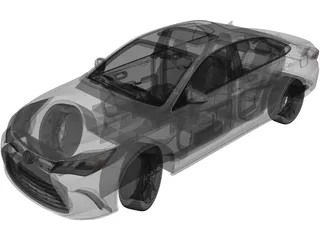 Toyota Camry (2015) 3D Model