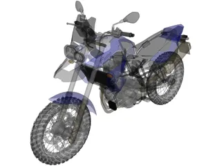 BMW F800 GS (2008) 3D Model