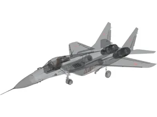 MiG-29A Fulcrum 3D Model