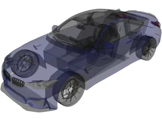 BMW M4 CS (2018) 3D Model