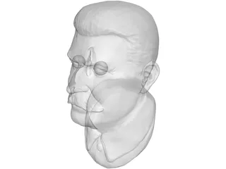 Joseph Stalin Bust 3D Model