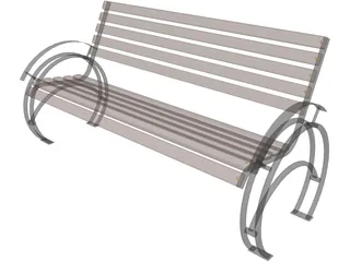 Bench 3D Model