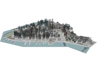 New York Lower Manhattan 3D Model