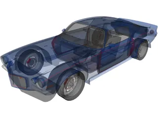 Chevrolet Camaro Z28 (1976) 3D Model