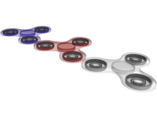 Fidget Hand Spinner 3D Model