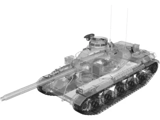 AMX-30B 3D Model