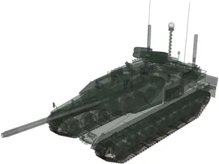 Altay Tank 3D Model
