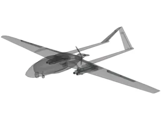 Bayraktar TB2 Tactical UAV 3D Model