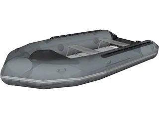 Inflatable Boat 3D Model