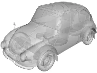 Subaru 360 (1958) 3D Model