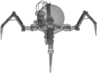 Mechanical Spider Robot 3D Model