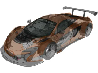 McLaren 650S GT3 (2014) 3D Model