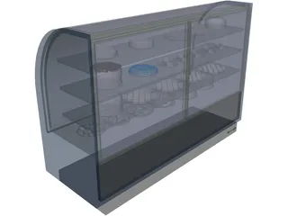 Bakery Display Case 3D Model