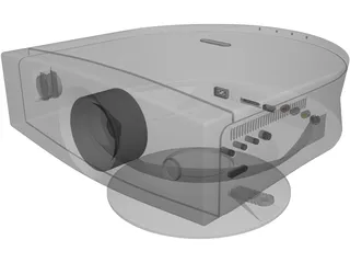 Video Projector 3D Model