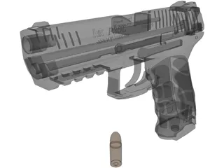 Heckler & Koch P30L 3D Model