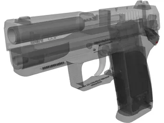 Heckler & Koch USP 3D Model