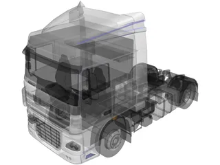 DAF XF 105 3D Model