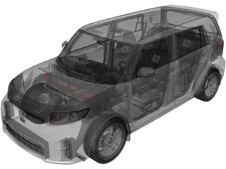 Scion xB (2014) 3D Model