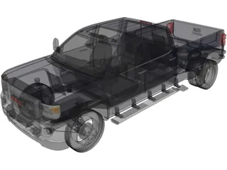 GMC Sierra HD (2015) 3D Model