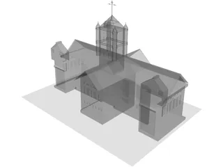 Grand Church 3D Model