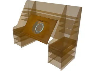 Animation Table 3D Model
