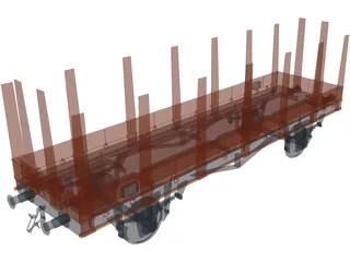Wagon Stanchion 3D Model