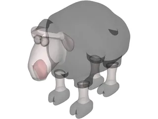 Baa Baa Black Sheep 3D Model