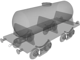 Tank Car 3D Model