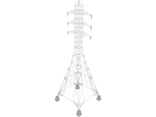 Transmission Pylon 3D Model