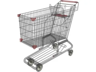 Shopping Cart 3D Model